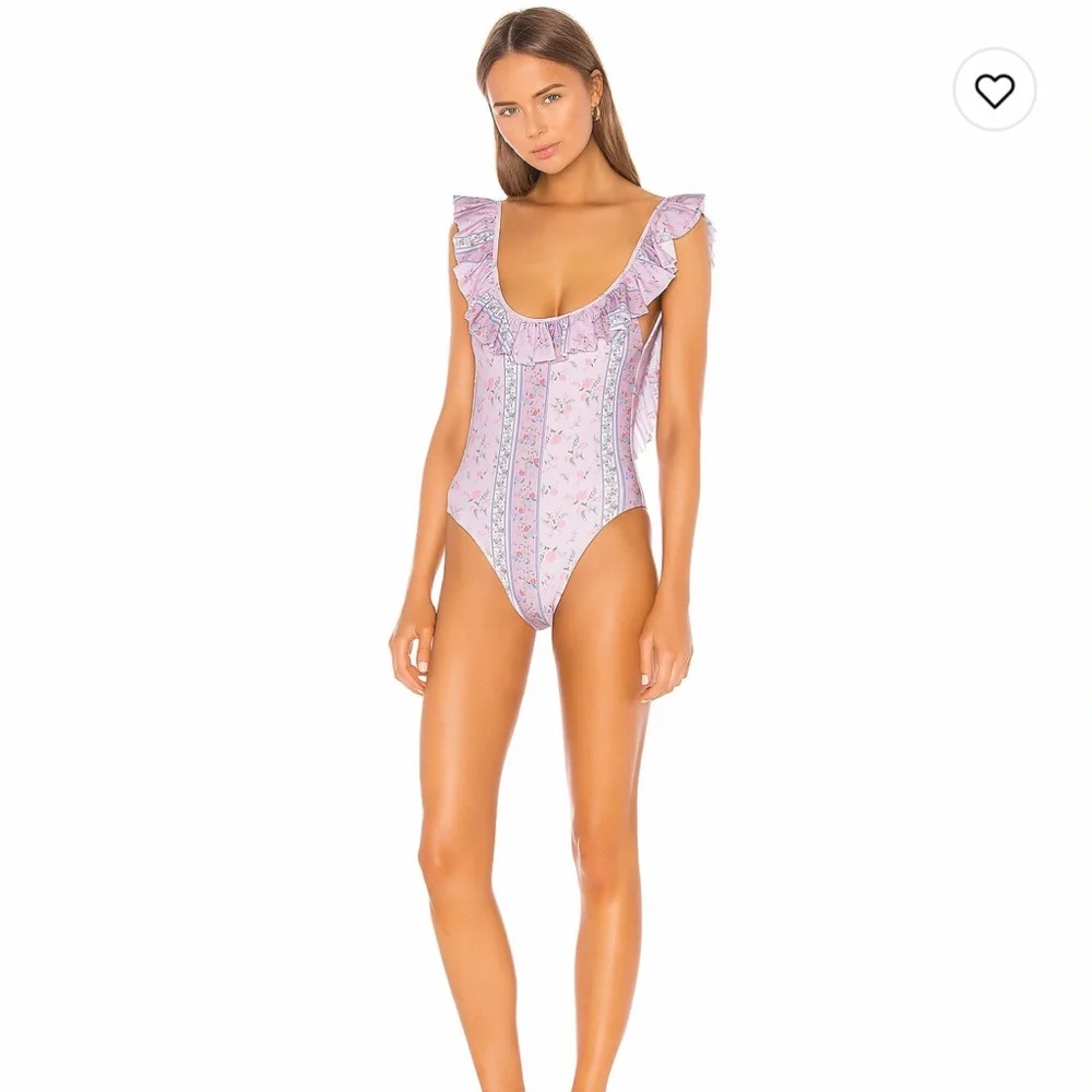 Lovers and Friends one piece swimsuit. NWT. Size XXS. Pink & floral. - Picture 1 of 5